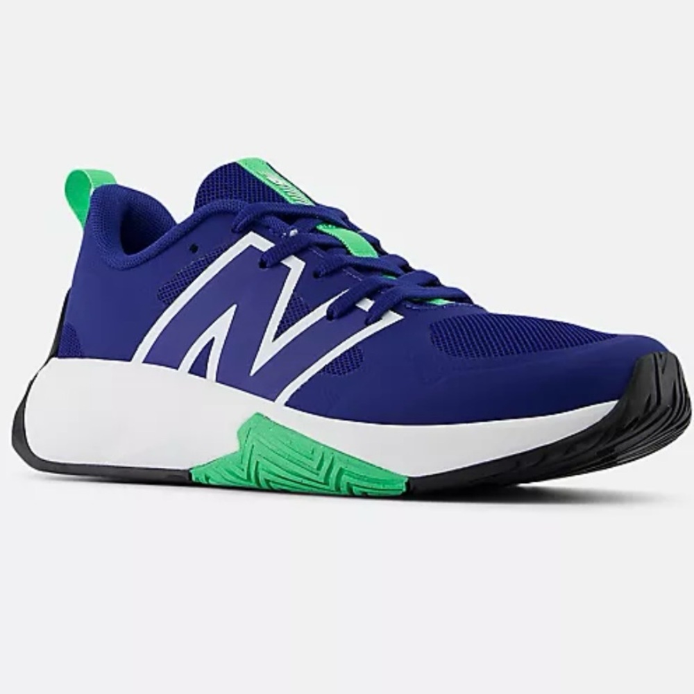 BRAND NEW New Balance Men's Blue and Green FuelCell Play Sneakers NEVER WORN